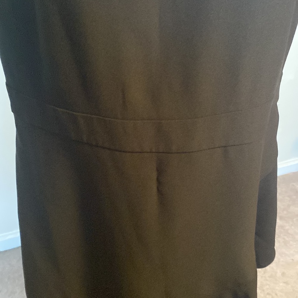 PRE-OWNED WOMEN’S Banana Republic Ruffle Wrap Racerback Dress, Black - Picture 5 of 14